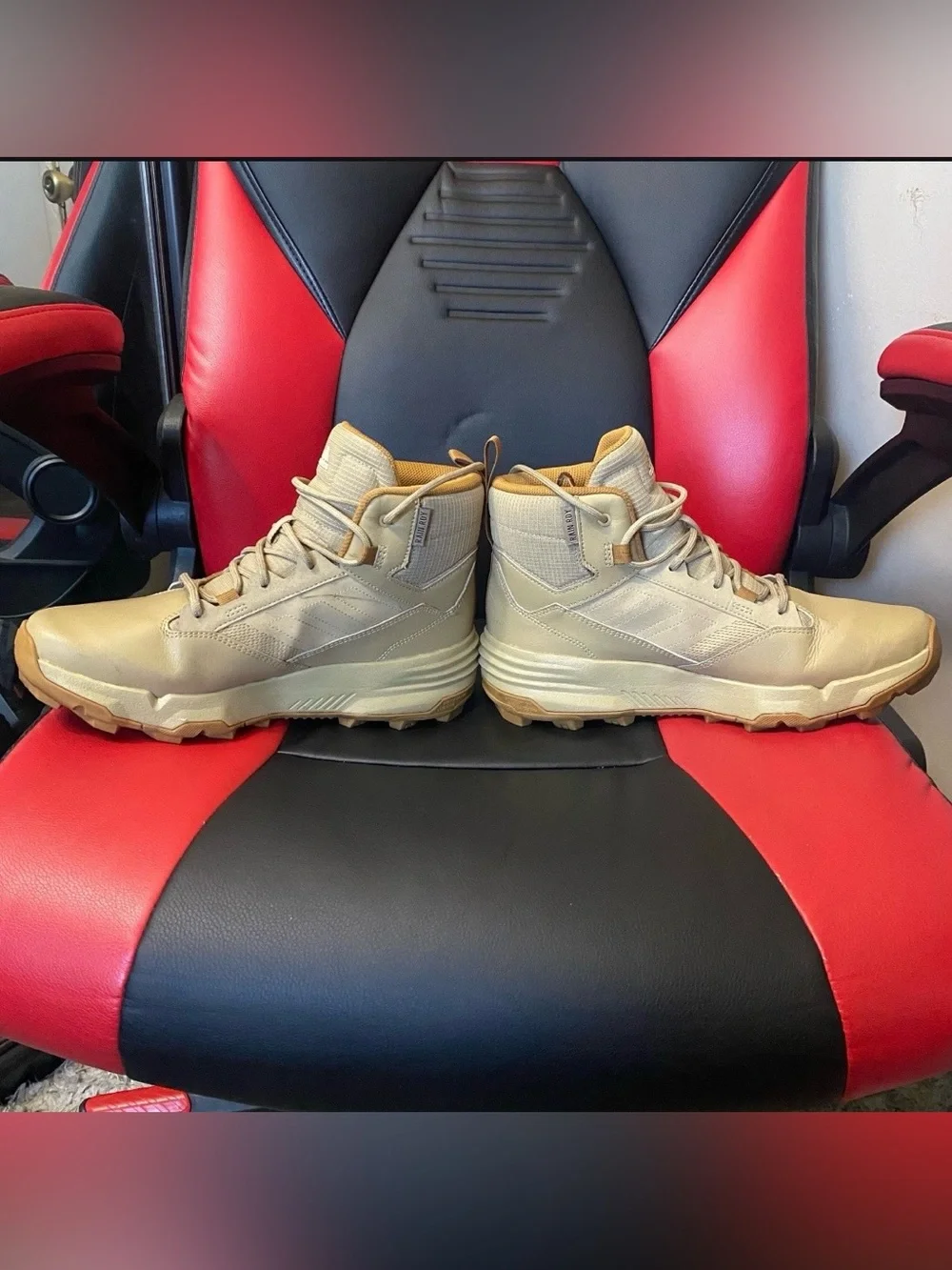 adidas Terrex Men’s Tan and Brown Hiking Boots